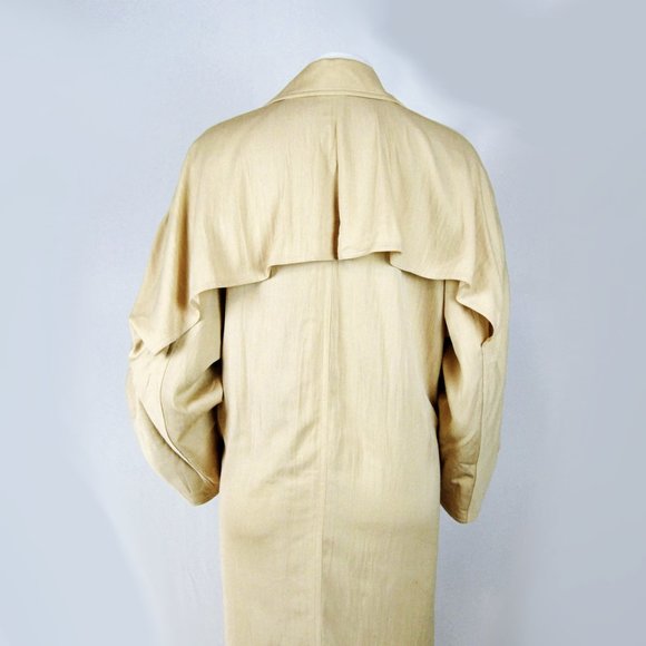 HP Vintage Etienne Aigner Designer Silk Overcoat - Picture 3 of 7